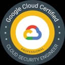 Google Cloud Professional Cloud Security Engineer Zertifizierungsabzeichen